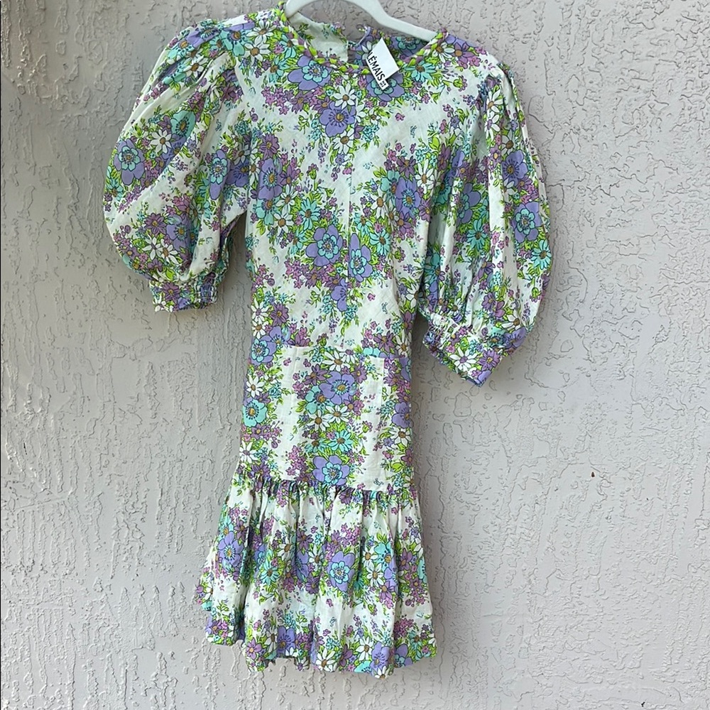 Floral Puff Sleeve Dress